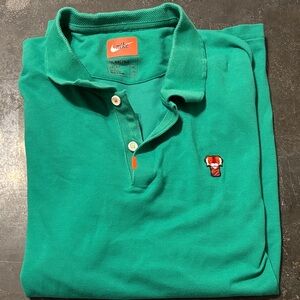 Nike Teal Polo Shirt for Men